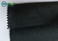 a tela 100% não tecido do revestimento protetor do bordado 50gsm recicla a cor preta do algodão